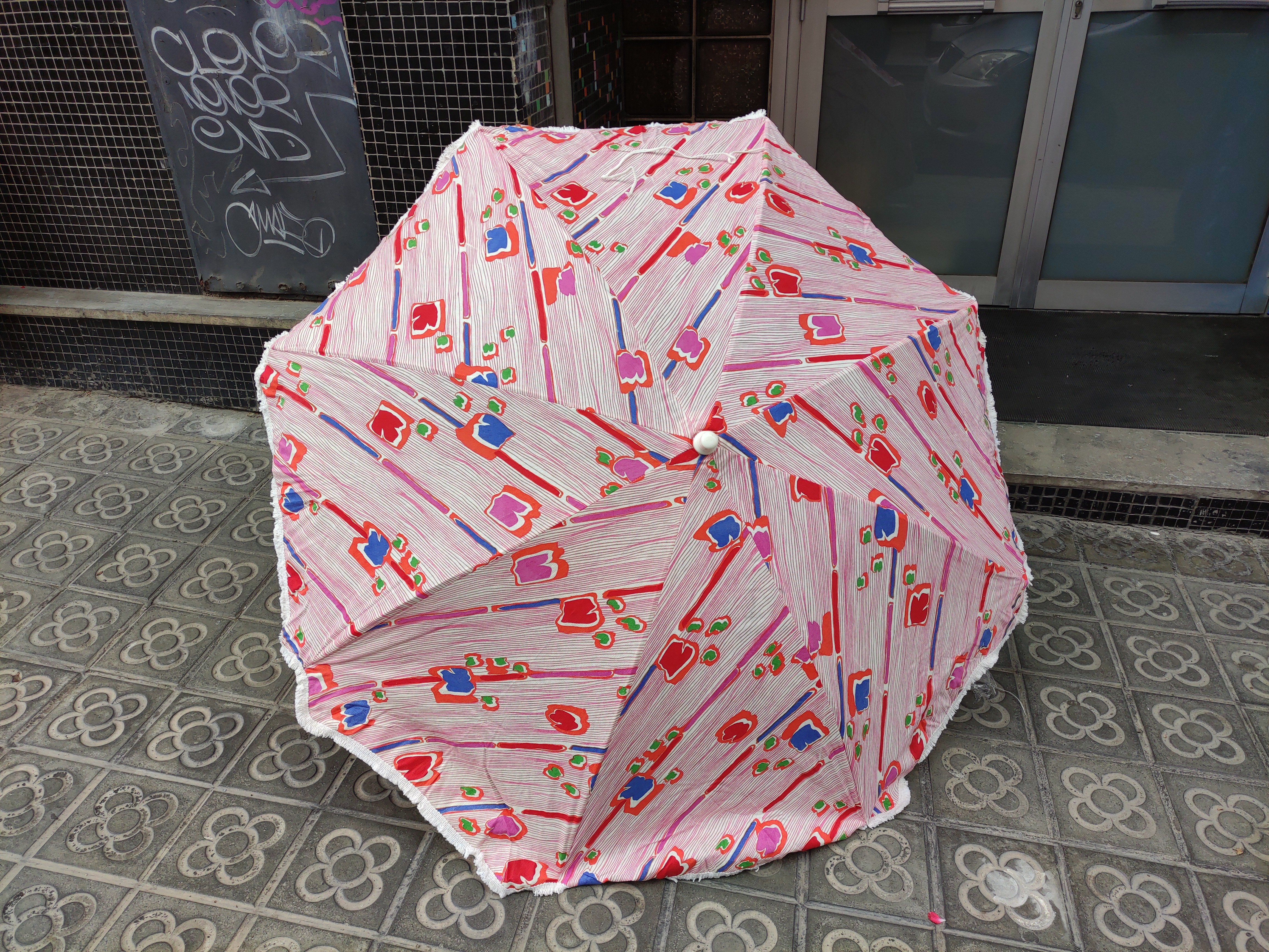 sombrilla estampada playa picnic o130-150 consultar